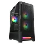Gabinete Gamer Cougar Duoface RGB Preto Mid Tower com 3 Fans ARGB - 385ZD10.0001