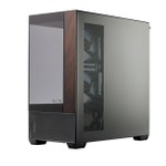 Gabinete Gamer Cooler Master Elite 690 Wood com 3x Fans ARGB Mid Tower Preto - E690-KHNN-S00