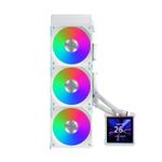 Water Cooler Lian Li Hydroshift II LCD-S Uni Fan CL Wireless Branco 360mm RGB com Tela LCD - GHS2LCDS36CW