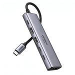 Hub Ugreen USB-C  6 em 1 com 1x HDMI 4K / 2x USB-A / 2x USB-C  / 1x PD - CM511
