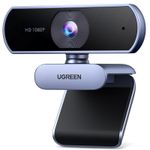 Webcam Ugreen 4K USB Cinza com Microfone - CM831