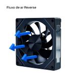 Cooler ROUND5 Nordwind Black Reverse 120mm ARGB - R5-NORDWIND-RV-B-2195