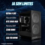Computador Workstation Core Ultra 9 285 + RTX 5060 8GB - AI STATION 02
