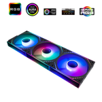 Kit 3x Cooler Thermalright TL-M12QR-S X3 120mm ARGB Preto