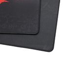 Mousepad Gamer Kalkan Twin Ext Lite Preto e Vermelho Speed 900x300x3mm - KLK00107