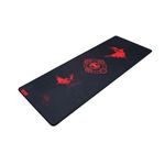 Mousepad Gamer Kalkan Twin Ext Lite Preto e Vermelho Speed 900x300x3mm - KLK00107