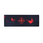 Mousepad Gamer Kalkan Twin Ext Lite Preto e Vermelho Speed 900x300x3mm - KLK00107