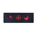 Mousepad Gamer Kalkan Twin Ext Lite Preto e Vermelho Speed 900x300x3mm - KLK00107