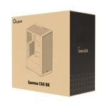 Gabinete Gamer Ocypus Gamma C60 Preto Mid Tower Sem Fans - GAMMA-C60-BKG000XX-GL