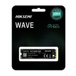 SSD Hiksemi Wave 256GB NVMe PCIe 3.0 M.2 2280 Leitura 2280MBs Gravação 1000MBs - HS-SSD-WAVE(P) 256G