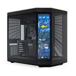 Gabinete Gamer Hyte Y70 Touch Infinite Pitch Black com Tela IPS Touch 2.5K Mid Tower - CS-HYTE-Y70TTI-BB