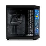 Gabinete Gamer Hyte Y70 Touch Infinite Pitch Black com Tela IPS Touch 2.5K Mid Tower - CS-HYTE-Y70TTI-BB