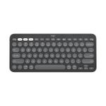 Teclado Sem Fio Logitech Pebble Keys 2 K380s Grafite Bluetooth - 920-011789