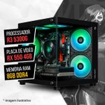 Computador Gamer Ryzen 3 5300G + RX 550 4GB – VIPER V2