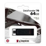 Pen Drive Kingston Datatraveler 70 64GB USB-C 3.2 - DT70-64GB