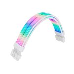 Cabo Extensor Thermaltake TT Mod ARGB 8 Pin Branco - AC-082-CN6NAN-A1