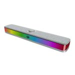 Caixa de Som Soundbar Gamer Redragon Neo RGB Cinza USB-C 2x5W RMS - GS515G