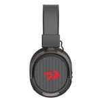 Headset Gamer Sem Fio Redragon Arrow Preto USB-C Drivers 53mm 2.4GHz Bluetooth - H858