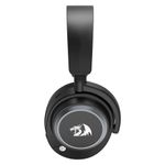 Headset Gamer Sem Fio Redragon Nyx Pro Preto USB-C Drivers 50mm 2.4GHz Bluetooth - H891