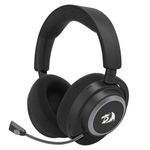 Headset Gamer Sem Fio Redragon Nyx Pro Preto USB-C Drivers 50mm 2.4GHz Bluetooth - H891