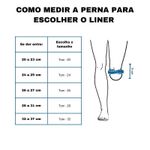 Liner Transfemoral 6Y80 Ottobock — Conexão Distal com Tecido