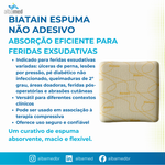 Curativo de Espuma Biatain Não Adesivo 10x10cm
