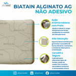 Curativo Biatain AG Não Adesivo 10x10cm Coloplast — Prata Antimicrobiana