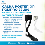 Calha Posterior Polipro 28U90 Transparente Ottobock — AFO Tornozelo e Pé