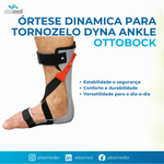Órtese Calha Posterior Dyna Ankle 50S1 Ottobock — Tornozelo e Pé