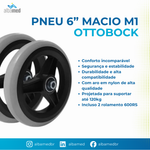 Pneu 6 Polegadas Dianteiro Cadeira de Rodas Start M1 Ottobock