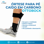 Órtese Tornozelo Pé WalkOn AFO 28U11 Ottobock — Fibra de Carbono