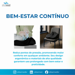Almofada Cóccix TheraFreedom Carvão de Bambu TM390 Theramart