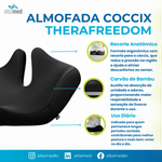 Almofada Cóccix TheraFreedom Carvão de Bambu TM390 Theramart
