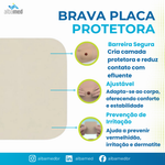Placa Protetora Brava 10x10cm Coloplast — Proteção Periestomal