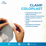 Clamp Presilha Plástica para Estomia Kit 3 Unidades Coloplast