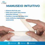 Clamp Presilha Plástica para Estomia Kit 3 Unidades Coloplast
