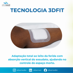 Curativo Biatain AG Silicone 10x10cm Coloplast — Prata e Silicone