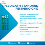 Cateter Urinário SpeediCath Standard Feminino CH12 Kit 15 Unidades Coloplast