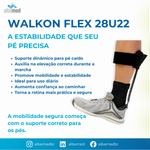 Órtese Dinâmica WalkOn Flex 28U22 Ottobock — Carbono Foot Drop