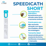 Cateter Urinário SpeediCath Short Feminino CH12 Kit 10 Unidades Coloplast