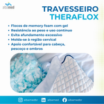 Travesseiro TheraFlox XXL Flocos de Gel Theramart — Ajustável