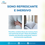Travesseiro TheraFlox XXL Flocos de Gel Theramart — Ajustável