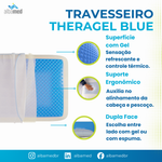 Travesseiro TheraGel Blue TM110 Theramart — Gel Refrescante