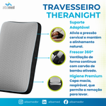 Travesseiro TheraNight TM140 Theramart — Espuma Viscoelástica Carvão
