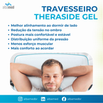 Travesseiro TheraSide Gel TM230 Theramart — Para Dormir de Lado