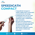 Cateter Urinário SpeediCath Compact Feminino CH10 Kit 5 Unidades Coloplast