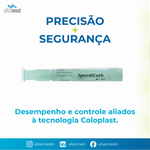 Cateter Urinário SpeediCath Compact Feminino CH10 Kit 5 Unidades Coloplast