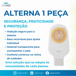 Bolsa de Colostomia Alterna Perfil 1 Peça Drenável Transparente Recortável 10-76mm Maxi Coloplast
