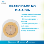 Bolsa de Colostomia Alterna Perfil 1 Peça Drenável Transparente Recortável 10-76mm Maxi Coloplast