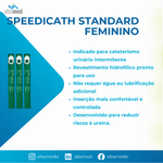 Cateter Urinário Speedicath Standard Feminino CH10 Kit 30 Unidades